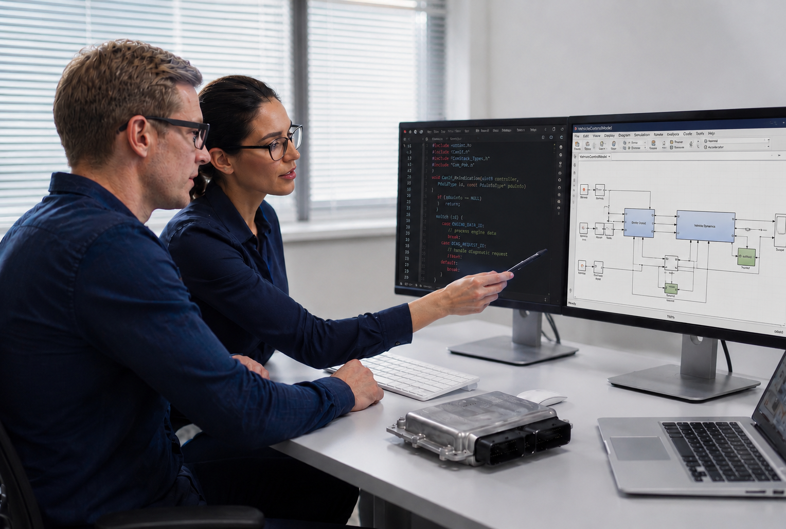 Softwareentwicklung für On-Board-Diagnosen und Fahrzeugfunktionen