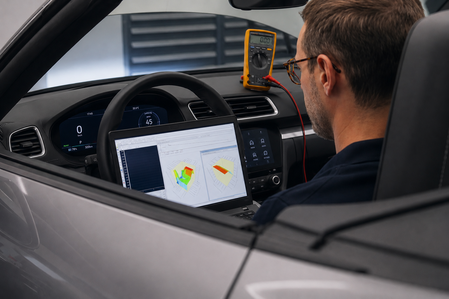Applikation von On-Board-Diagnosen und Fahrzeugfunktionen